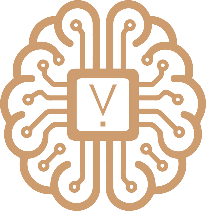VELA AI health brain emblem